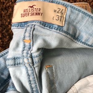 Classic light blue jeans